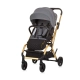 Бебешка количка с въртяща се на 360° седалка Twister Гранит  - 1