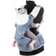 Синя ергономична раница за носене на бебе Hip Star Fly 