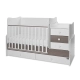 Бебешко легло Maxi Plus New 70/160 Бяло/Кафе-3Box  - 5