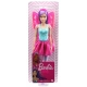 Детска кукла Barbie Dreamtopia Фея Балерина Лилава коса  - 1