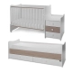 Бебешко легло Maxi Plus New 70/160  Бяло/Кехлибар-3Box  - 15