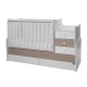 Бебешко легло Maxi Plus New 70/160  Бяло/Кехлибар-3Box  - 3