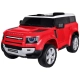 Детски червен акумулаторен джип 12V Land Rover Defender 