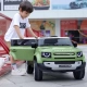 Детски зелен акумулаторен джип 12V Land Rover Defender  - 2
