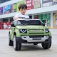 Детски зелен акумулаторен джип 12V Land Rover Defender  - 5