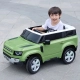 Детски зелен акумулаторен джип 12V Land Rover Defender  - 6