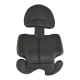 Детски черен стол за кола Castor с опция сън 40-150см  - 17
