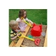 Дървен градински комплект детска маса за пикник 2в1  - 3