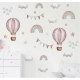 Детски стикери за стена за детска стая – балони и дъга  - 2