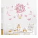 Детски стикери за стена – красиви розови пеперуди  - 8