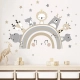Детски стикери за стена за бебешка стая сладки животни  - 5