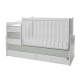 Бебешко легло Maxi Plus New 70/160 Бяло/Milky Green-3Box  - 2