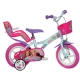 Детско розово колело с помощни колела Barbie 12“ 