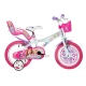 Детско розово колело с помощни колела Barbie 14“ 