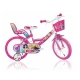 Детско розово колело с помощни колела Elf Princess 16“ 