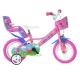 Детско розово колело с помощни колела Peppa Pig 12“ 