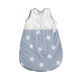 Бебешки летен спален чувал 0-6 месеца Звезди Blue Grey Mist  - 2
