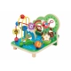 Бебешка образователна играчка Дървен лабиринт горски животни  - 1