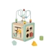 Бебешка образователна играчка Дървен куб Play  - 6