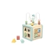 Бебешка образователна играчка Дървен куб Play  - 1