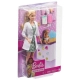 Детска кукла Barbie Careers Барби Доктор с аксесоари  - 3