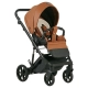Бебешка комбинирана количка 3в1 Damos XS Brown Edition   - 2