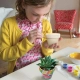 Детски комплект Нарисувай и оцвети Саксийки  - 2