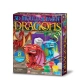 Детски комплект Отлей и оцвети 3D фигурки Дракони  - 1