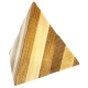 Детски 3D бамбуков пъзел Bamboo Pyramid 