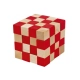 Детски 3D пъзел Кубче Red/Natur 6х6см   - 1
