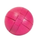 Детски 3D дървен пъзел Розова топка 