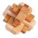 Детски 3D дървен мини пъзел Топка 3 