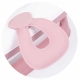Бебешка розова сгъваема вана с термометър Корал 87 cm  - 7