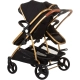 Бебешка количка за близнаци Дуо Смарт Oбсидиан/листа  - 3