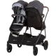 Бебешка количка за близнаци Дуо Смарт сребърно сиво  - 4