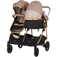Бебешка количка за близнаци Дуо Смарт Златисто бежова  - 2