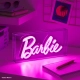 Детска LED Лампа Barbie Neon  - 2