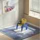Детска маса с един стол в син цвят и лимон  - 3