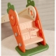 Детска пързалка Carot в оранжев цвят и затворени стълби  - 6