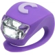Лилаво фенерче за детска тротинетка Deluxe Purple 