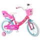 Детски велосипед с помощни колела Barbie 16 инча  - 1