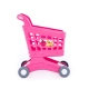 Детска розова пазарска количка Натали  - 2