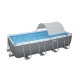 Сенник за правоъгълни и овални басейни с UPF40+ защита  - 1