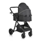 Бебешка черна комбинирана количка Rio  - 3