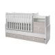 Бебешко легло Trend Plus 70/160 Цвят Бяло/Светъл Ддъб -3box  - 3