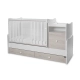 Бебешко легло Trend Plus 70/160 Цвят Бяло/Светъл Ддъб -3box  - 5