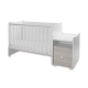 Бебешко легло Trend Plus 70/160 Цвят Бяло/Светъл Ддъб -3box  - 7