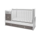 Бебешко легло Trend Plus New 70/160 Цвят Бяло/Кафе-3box  - 2