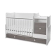 Бебешко легло Trend Plus New 70/160 Цвят Бяло/Кафе-3box  - 4