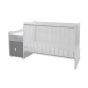Бебешко легло Trend Plus 70/160 Цвят Бяло/Stone Grey-3box  - 6